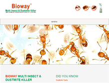 Tablet Screenshot of bioway.co.za